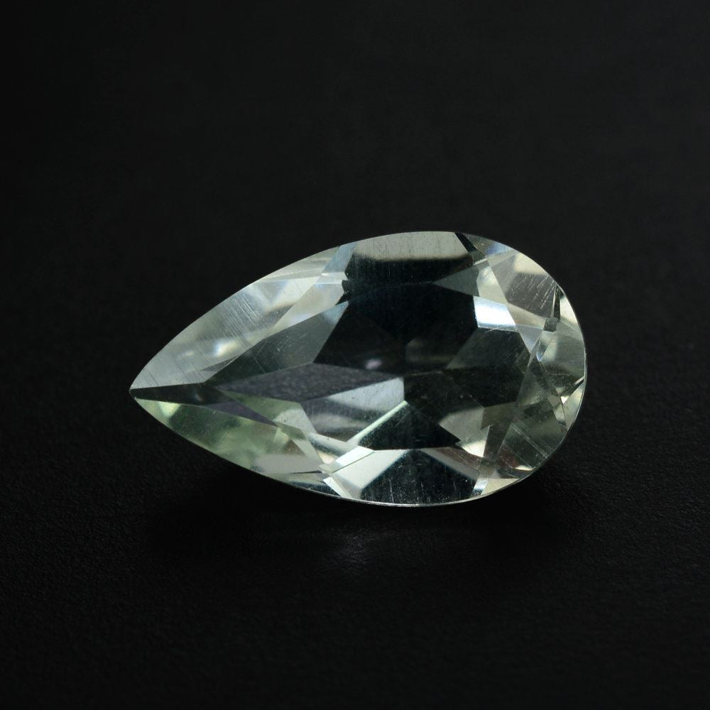 GREEN AMETHYST CUT PEAR 10X6MM 1.20 Cts.