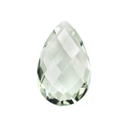 GREEN AMETHYST BRIOLETTE PEAR 10X6MM 1.24 Cts.