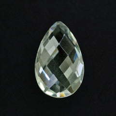 GREEN AMETHYST BRIOLETTE PEAR 10X6MM 1.24 Cts.