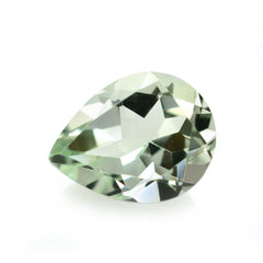 GREEN AMETHYST CUT PEAR 9X7MM 1.49 Cts.