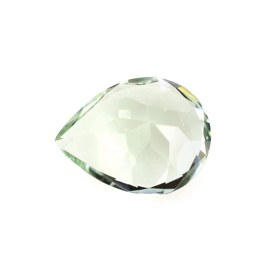 GREEN AMETHYST CUT PEAR 9X7MM 1.49 Cts.