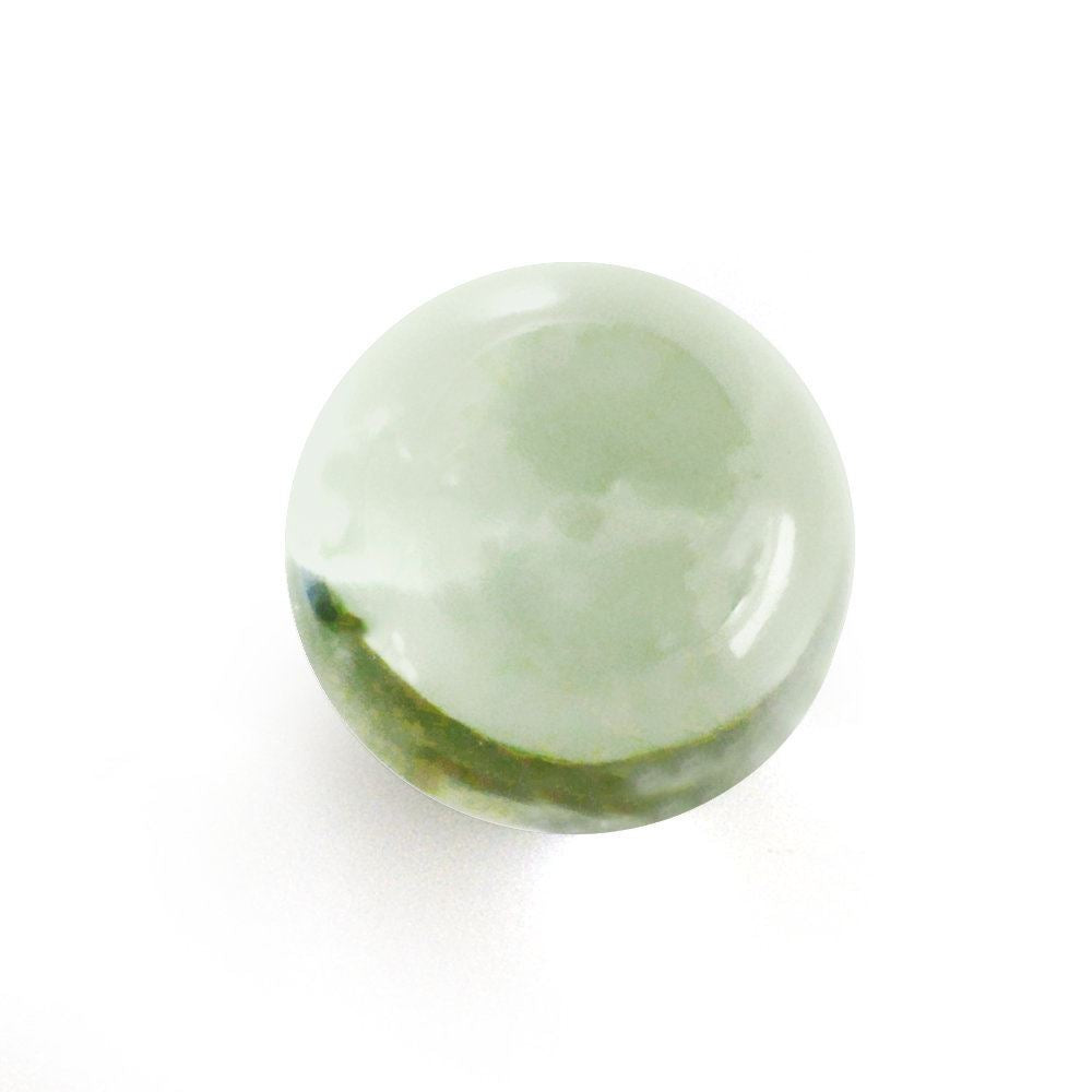 GREEN AMETHYST BULLET CAB 8MM 3.13 Cts.