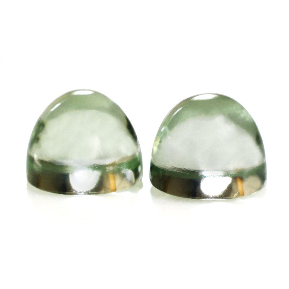 GREEN AMETHYST BULLET CAB 8MM 3.13 Cts.