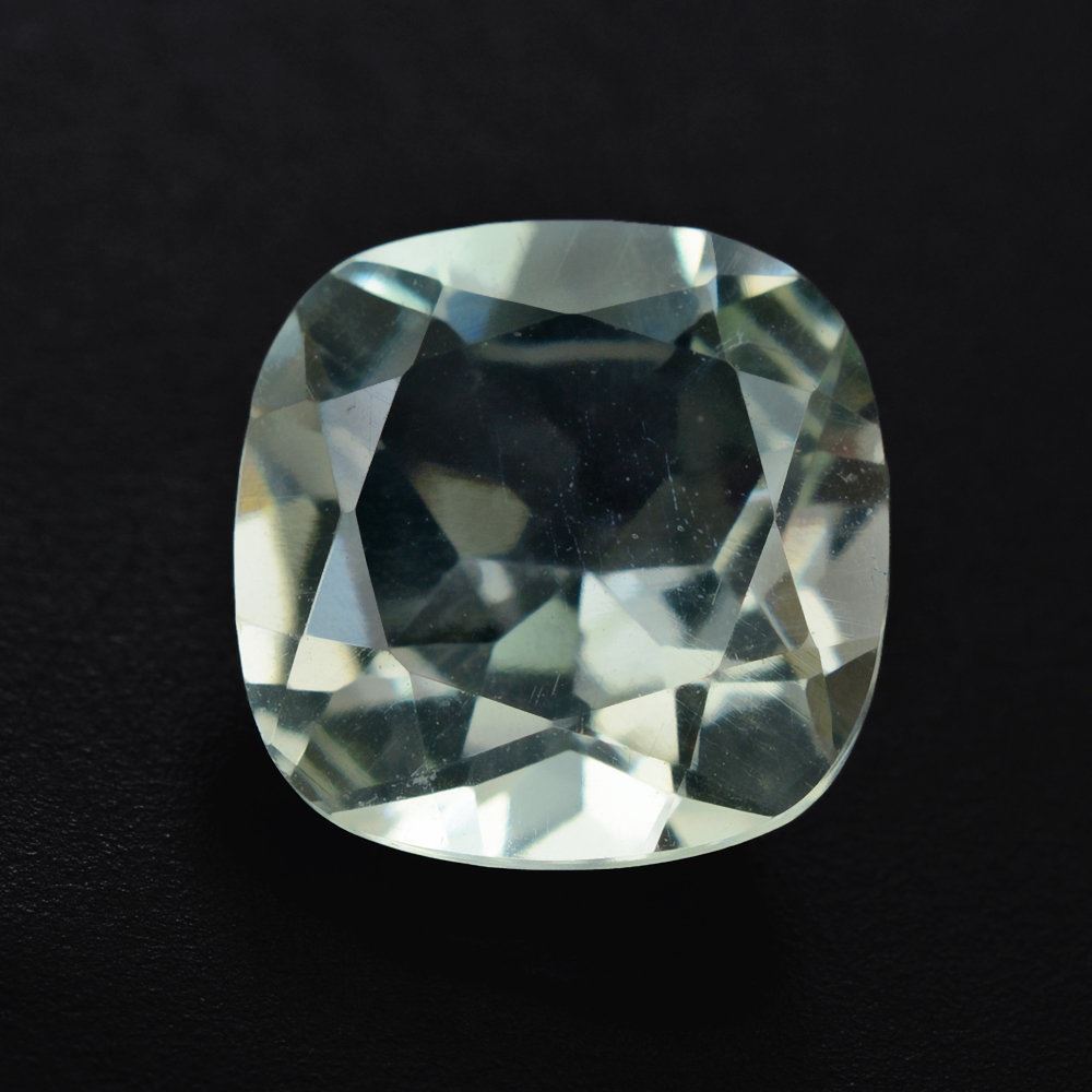 GREEN AMETHYST CUT CUSHION 8MM 1.71 Cts.