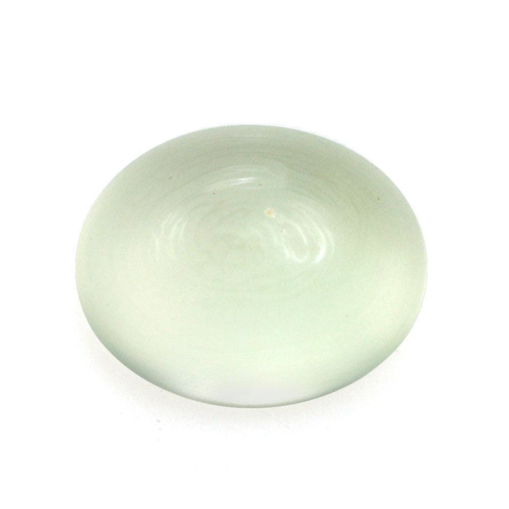 GREEN AMETHYST FROSTED OVAL 10X8MM 2.15 Cts.