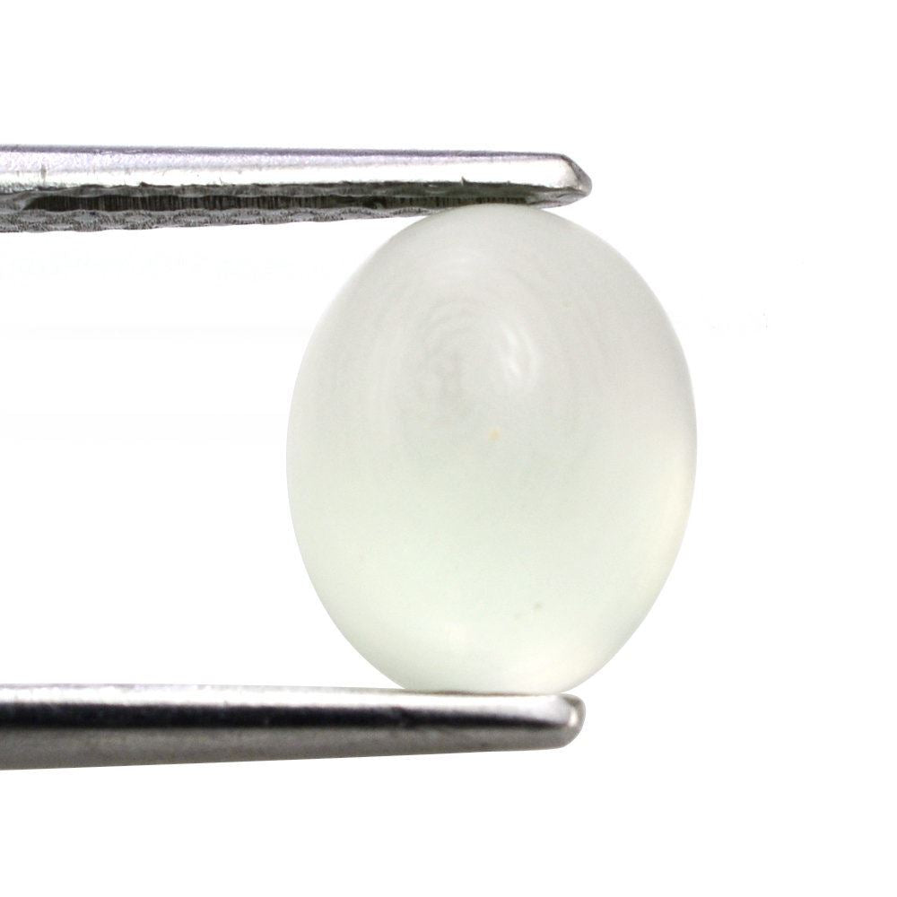 GREEN AMETHYST FROSTED OVAL 10X8MM 2.15 Cts.