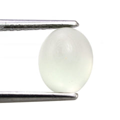 GREEN AMETHYST FROSTED OVAL 10X8MM 2.15 Cts.