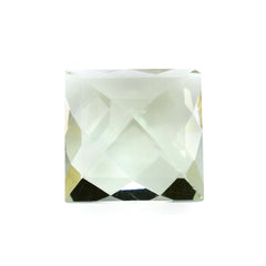 GREEN AMETHYST CHECKER CUT SQUARE 7MM 1.45 Cts.