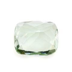 GREEN AMETHYST CUT CUSHION 11X9MM 3.82 Cts.