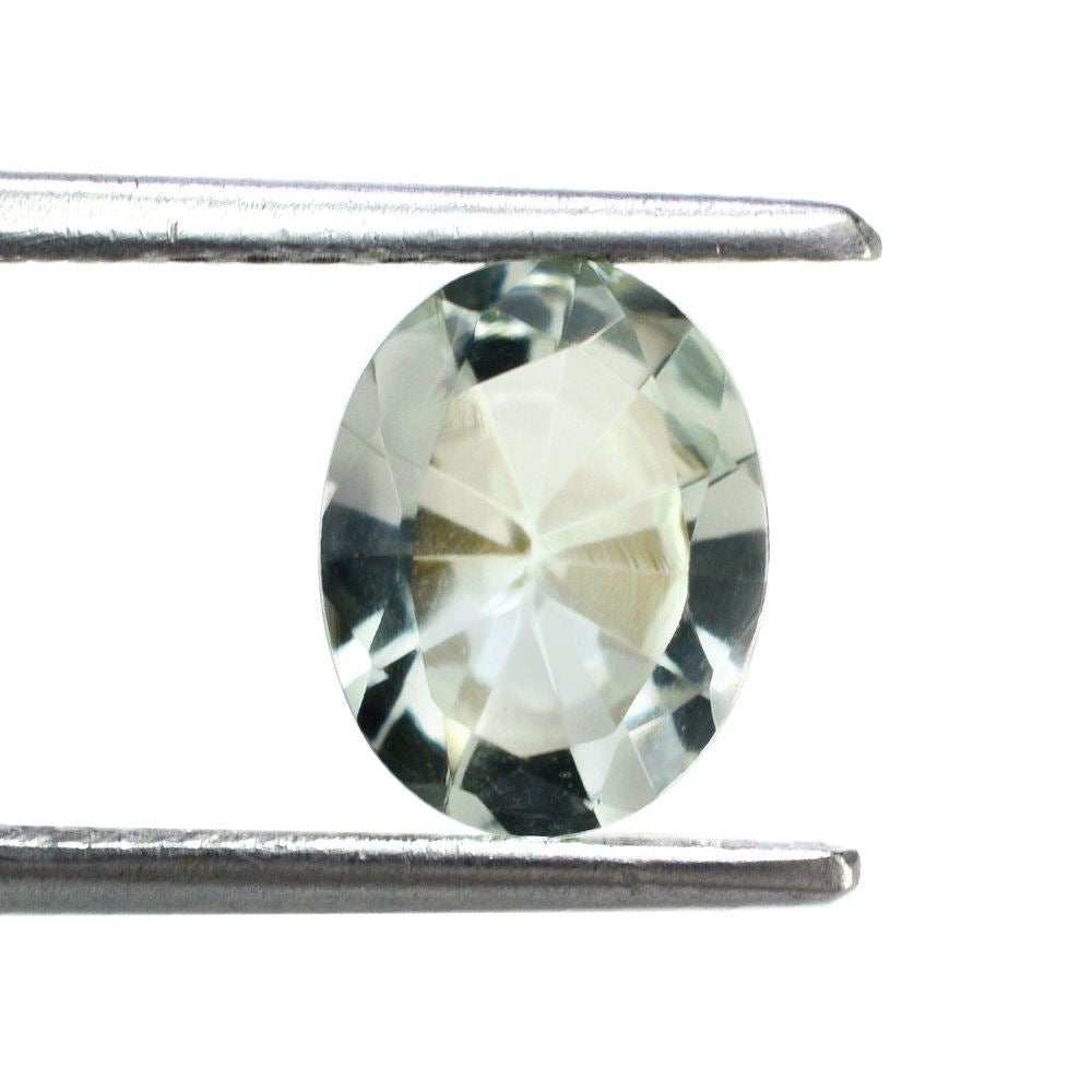 GREEN AMETHYST MIRROR CUT OVAL 9X7MM 1.60 Cts.