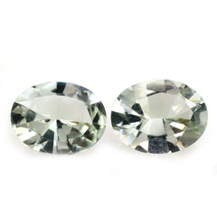 GREEN AMETHYST MIRROR CUT OVAL 9X7MM 1.60 Cts.