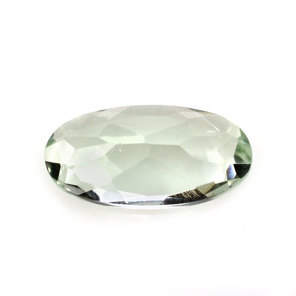 GREEN AMETHYST CUT OVAL 12X6MM 1.82 Cts.