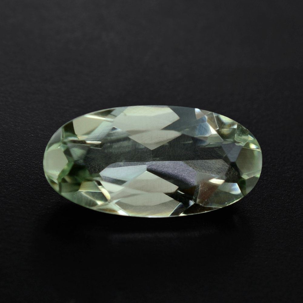 GREEN AMETHYST CUT OVAL 12X6MM 1.82 Cts.