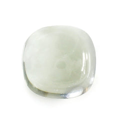 GREEN AMETHYST CUSHION CAB 9MM 3.31 Cts.