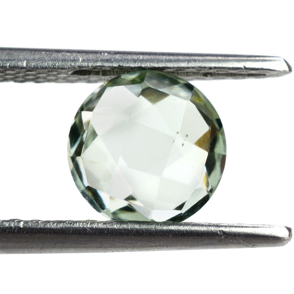 GREEN AMETHYST BRIOLETTE ROUND 8MM 1.72 Cts.