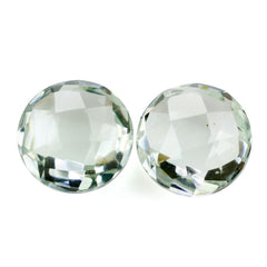 GREEN AMETHYST BRIOLETTE ROUND 8MM 1.72 Cts.