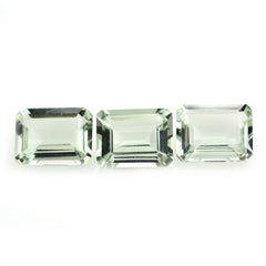 GREEN AMETHYST CUT OCTAGON 9X7MM 2.10 Cts.