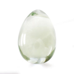 GREEN AMETHYST PLAIN EGGS (DES#55) (FULL DRILL) 12X8MM 5.34 Cts.