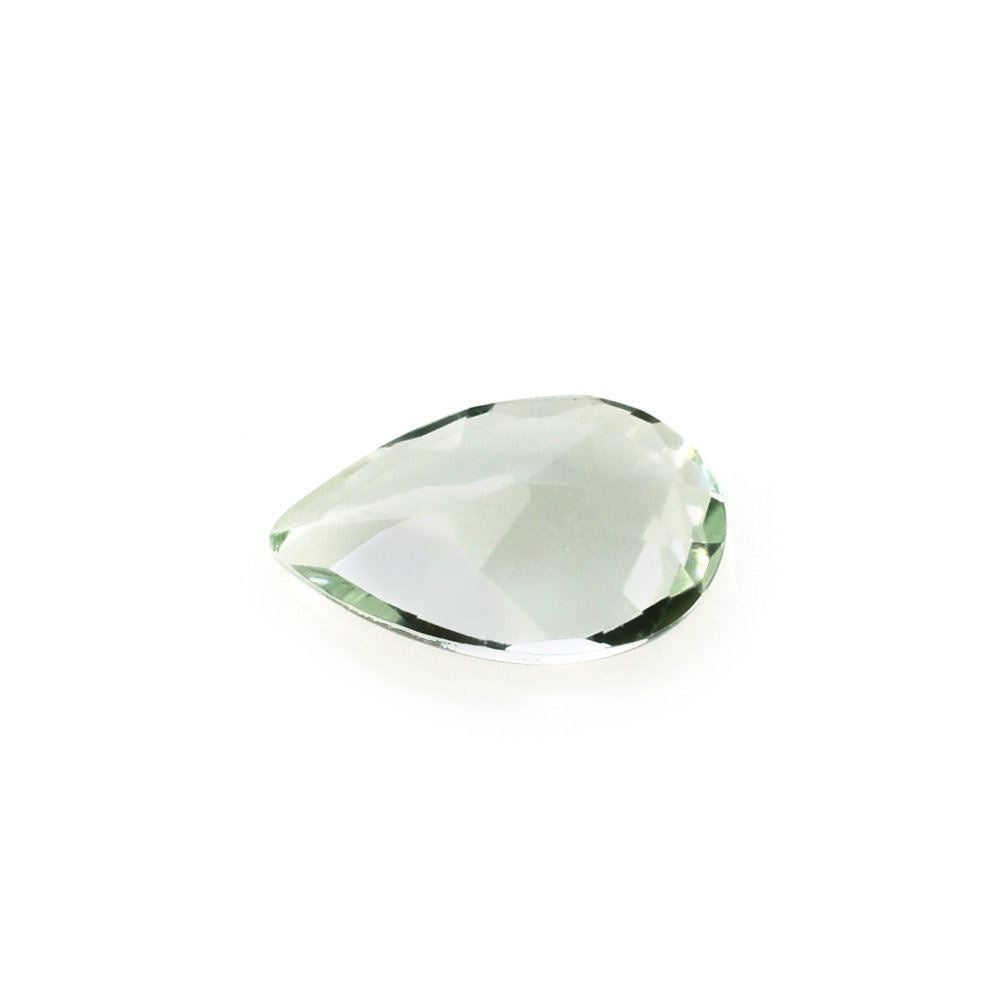 GREEN AMETHYST CUT PEAR 5X3MM 0.17 Cts.