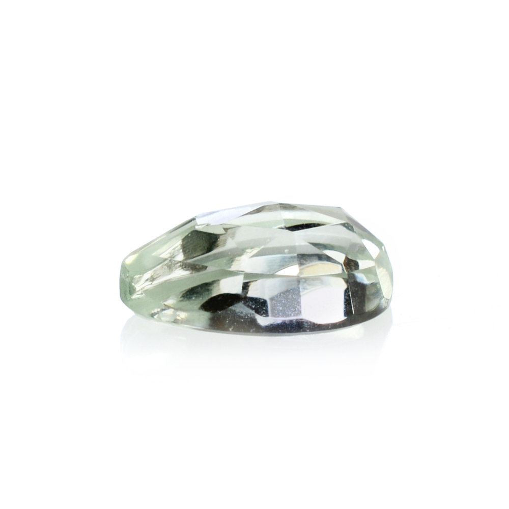 GREEN AMETHYST ROSE CUT PEAR CAB 6X4MM 0.35 Cts.