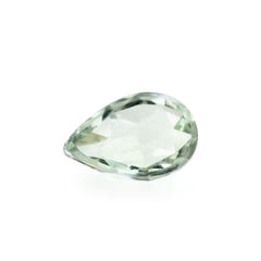 GREEN AMETHYST ROSE CUT PEAR CAB 6X4MM 0.35 Cts.