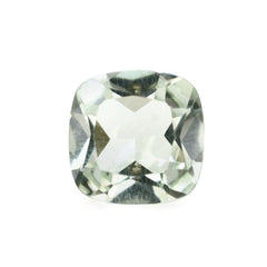GREEN AMETHYST CUT CUSHION 6MM 0.88 Cts.