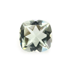 GREEN AMETHYST CUT CUSHION 6X6MM 0.85 Cts.