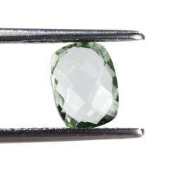 GREEN AMETHYST BRIOLETTE CUSHION 8X6MM 1.21 Cts.