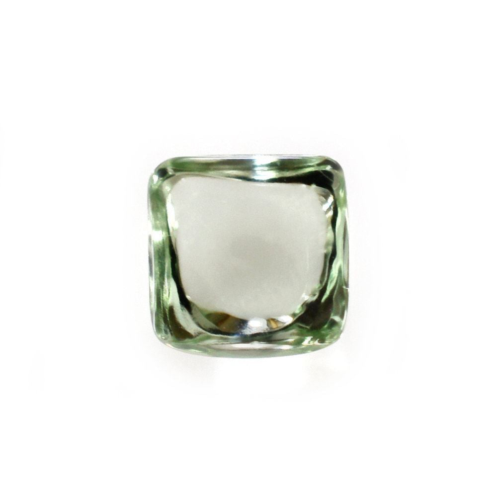 GREEN AMETHYST CUSHION CAB 5MM 0.67 Cts.