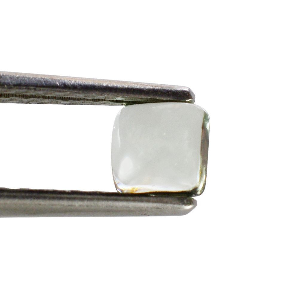 GREEN AMETHYST CUSHION CAB 5MM 0.67 Cts.
