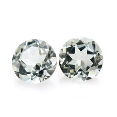 GREEN AMETHYST CUT ROUND 6.50MM (C-2/CLEAN) 0.96 Cts.