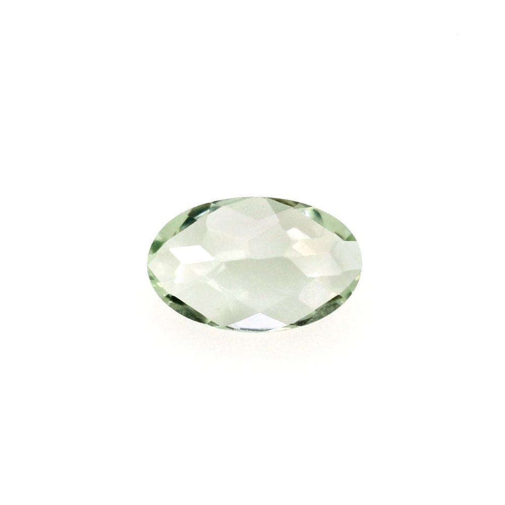 GREEN AMETHYST CUT OVAL 5X3MM 0.18 Cts.