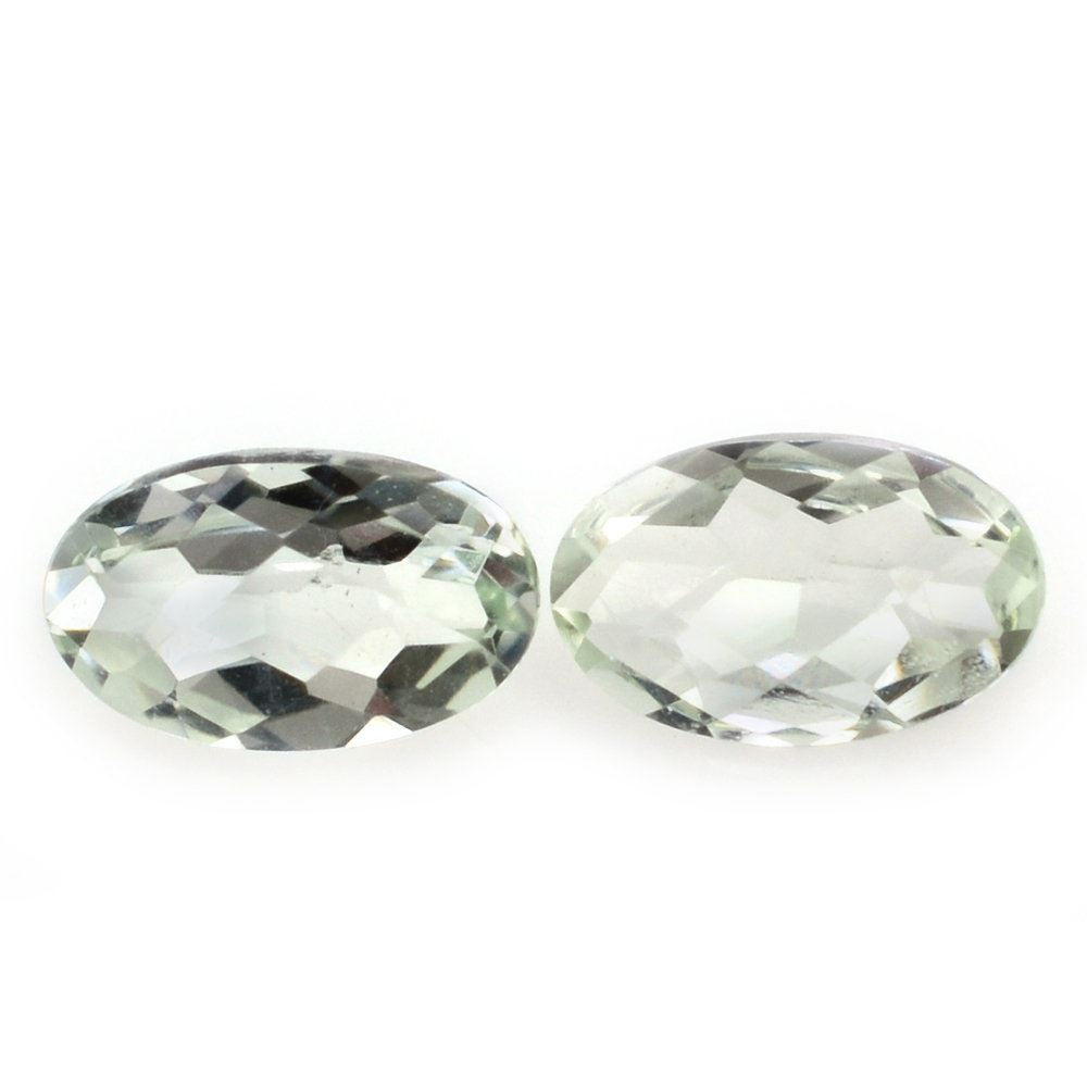 GREEN AMETHYST CUT OVAL 5X3MM 0.18 Cts.