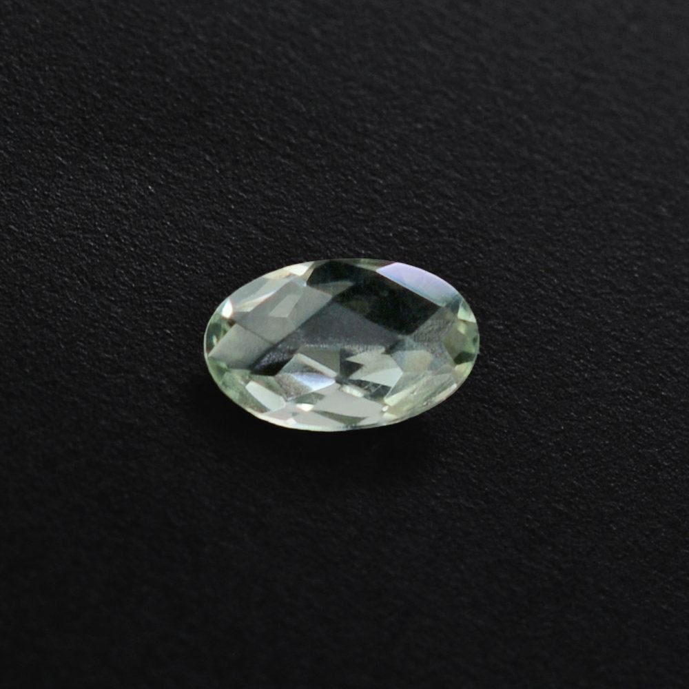 GREEN AMETHYST CUT OVAL 5X3MM 0.18 Cts.