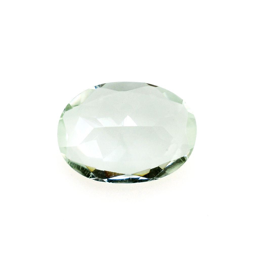 GREEN AMETHYST CUT OVAL 8X6MM 1.00 Cts.