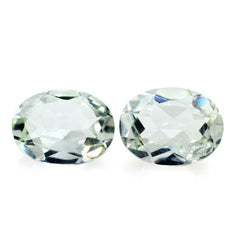 GREEN AMETHYST CUT OVAL 8X6MM 1.00 Cts.