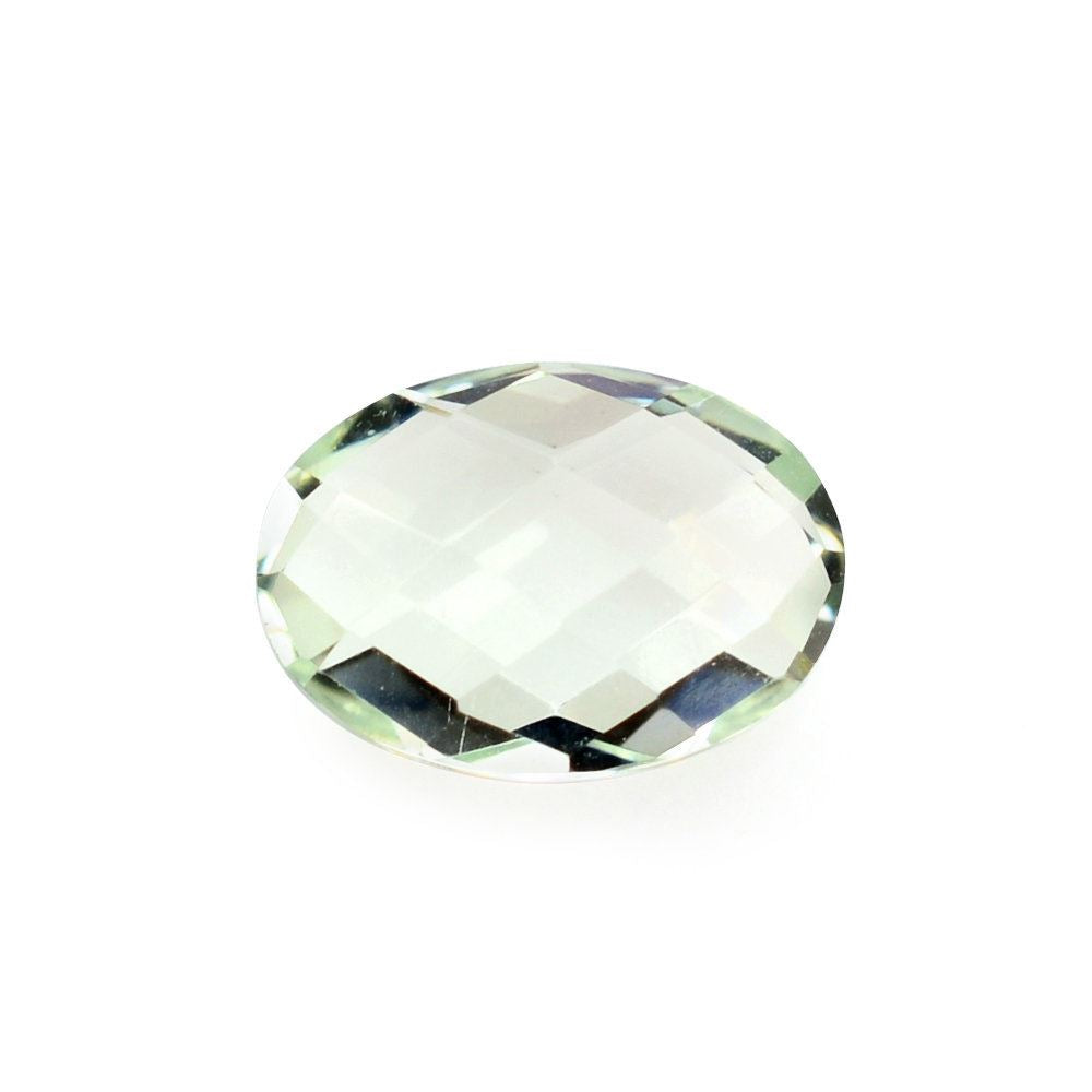 GREEN AMETHYST BRIOLETTE OVAL 7X5MM 0.70 Cts.