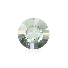 GREEN AMETHYST DIAMOND CUT BRIOELTTE ROUND 6MM 0.71 Cts.