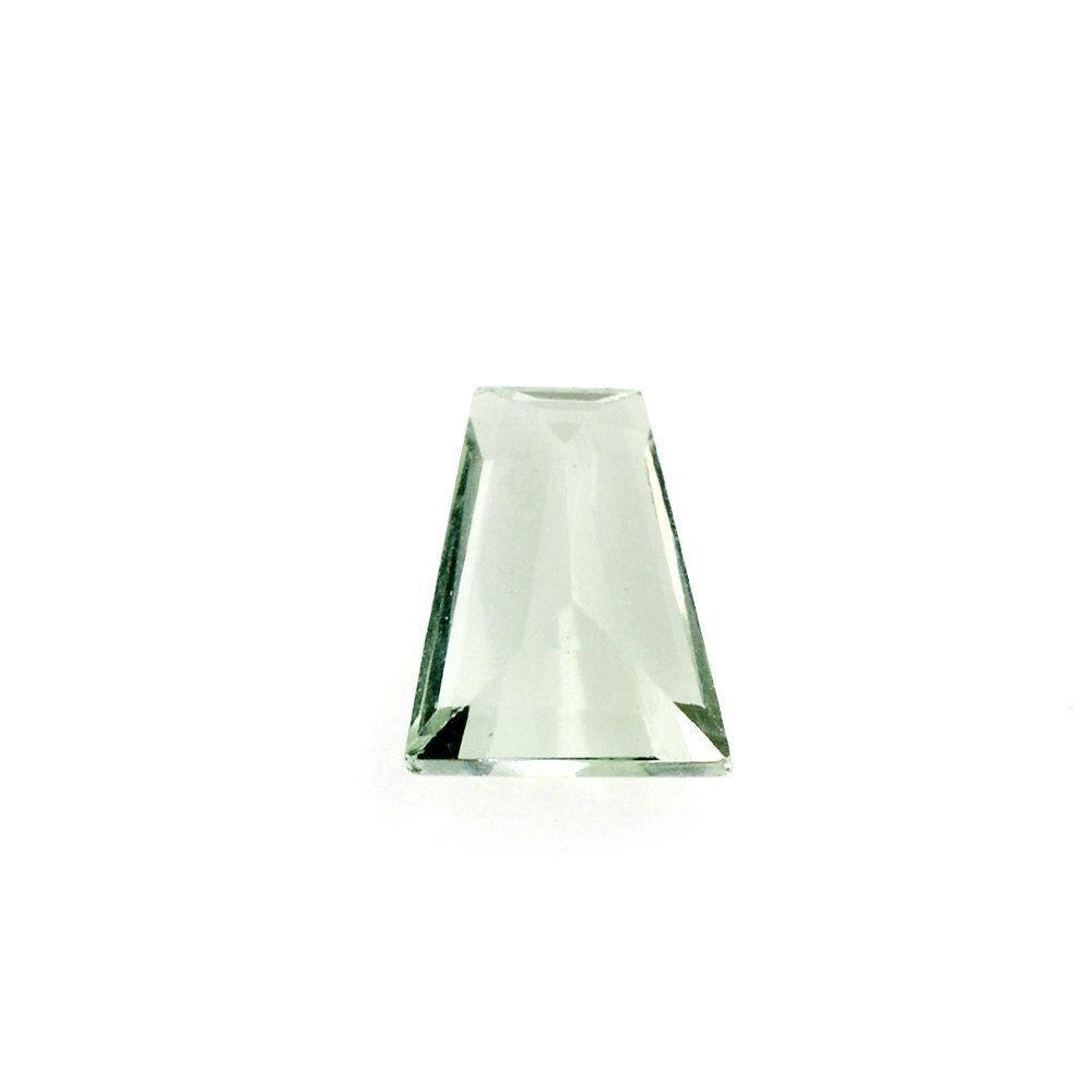 GREEN AMETHYST CUT TAPER 5X4X2MM 0.40 Cts.