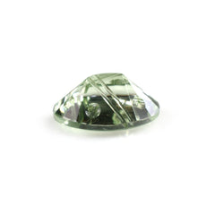 GREEN AMETHYST FLAT BUFFTOP SUPER BUBBLE OVAL 16X12MM 7.13 Cts.