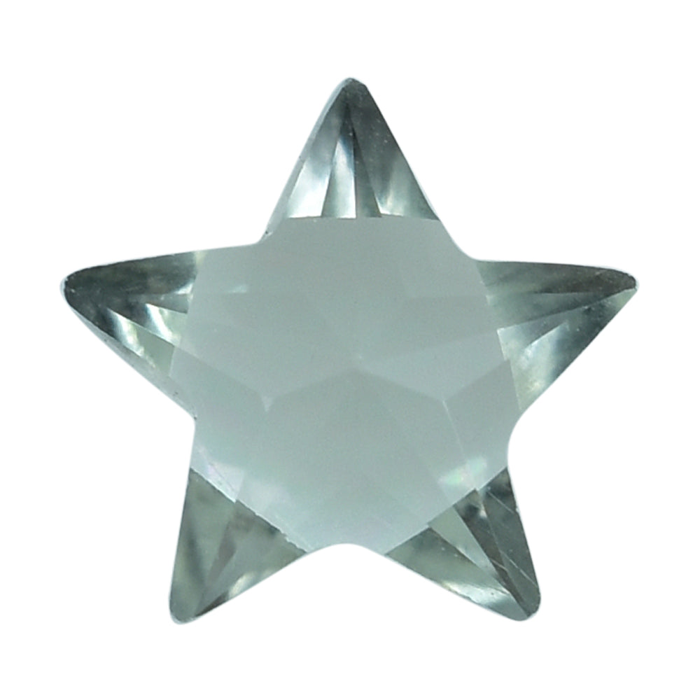 GREEN AMETHYST CUT STAR (C-1) 6MM (THICKNESS:-3.90-4.30MM) 0.62 Cts.