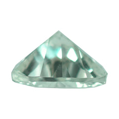GREEN AMEHTYST CONCAVE CUT TRILLION 10MM 2.69 Cts.
