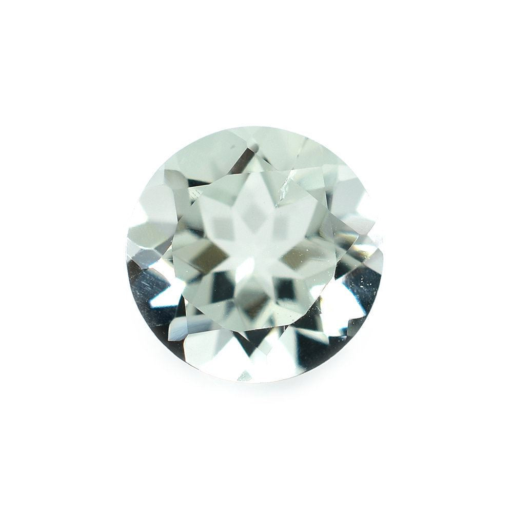 GREEN AMETHYST CUT ROUND (C-1/CLEAN) 8.00MM 1.45 Cts.