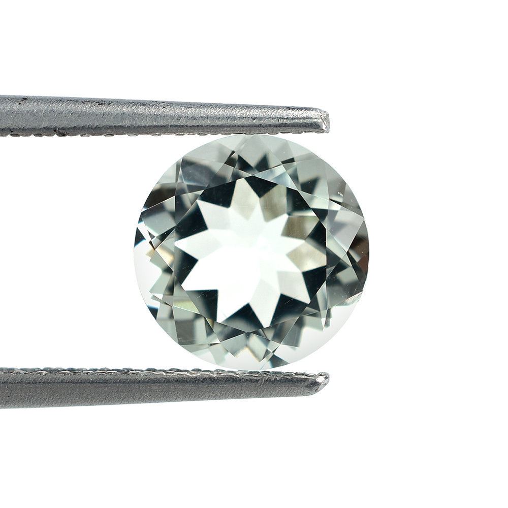 GREEN AMETHYST CUT ROUND (C-1/CLEAN) 8.00MM 1.75 Cts.