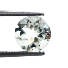 GREEN AMETHYST CUT ROUND (C-2/SI) 8.00MM 1.65 Cts.