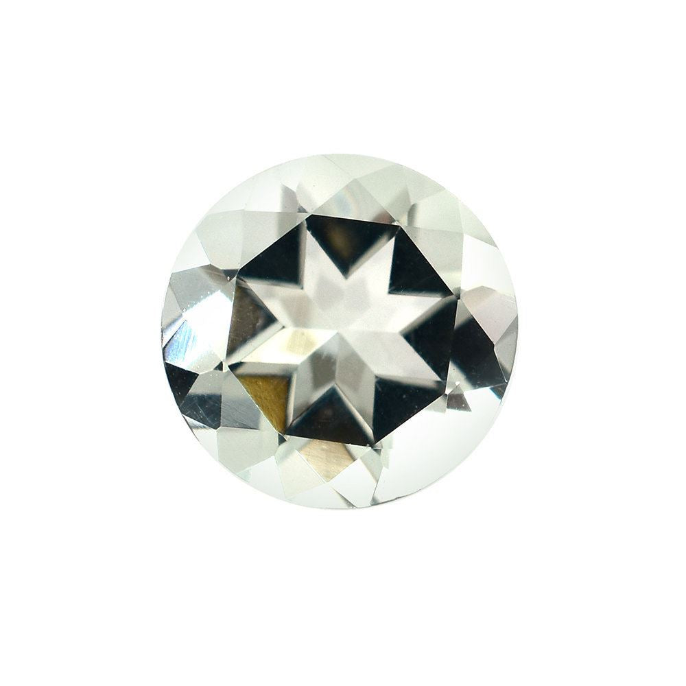 GREEN AMETHYST CUT ROUND (C-2/CLEAN) 8.75MM 2.05 Cts.