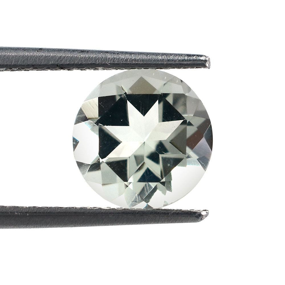 GREEN AMETHYST CUT ROUND (C-2/CLEAN) 8.75MM 2.05 Cts.