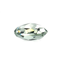 GREEN AMETHYST IRREGULAR CUT BRIOLETTE ROUND (C-1/CLEAN) 10.00MM 3.25 Cts.