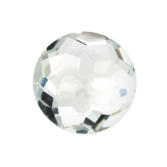 GREEN AMETHYST IRREGULAR CUT BRIOLETTE ROUND (C-3/CLEAN) 10.00MM 3.00 Cts.