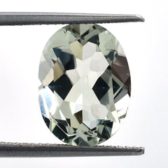 GREEN AMETHYST CUT OVAL (C-2/SI) 13X10MM 4.25 Cts.